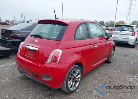 2015 Fiat 500 Sport z USA, uszkodzony, nr VIN 3C3CFFBR9FT721766